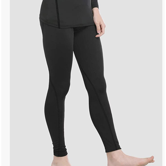 3 x TELALEO Youth Compression Leggings Athletic Base Layer | Boys L, Black NEW - Picture 2 of 10